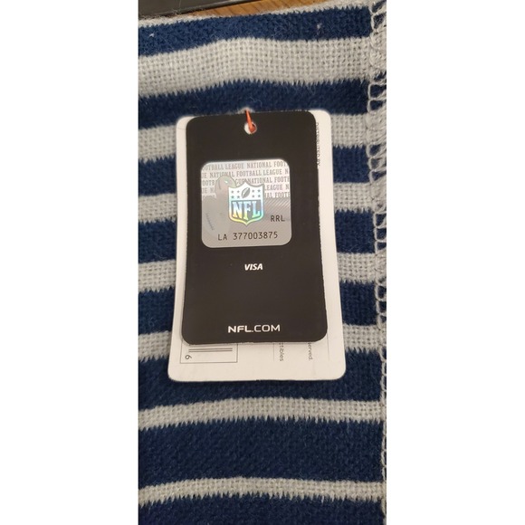 Dallas Cowboys Reversible Scarf Knit Winter Neck NEW - Split Logo - Picture 6 of 7